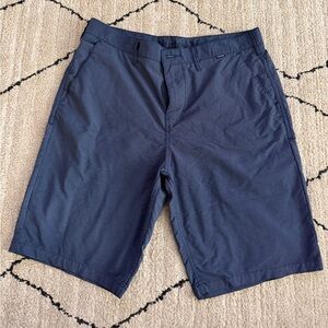 Hurley Men's Deep Blue Flat Front Shorts